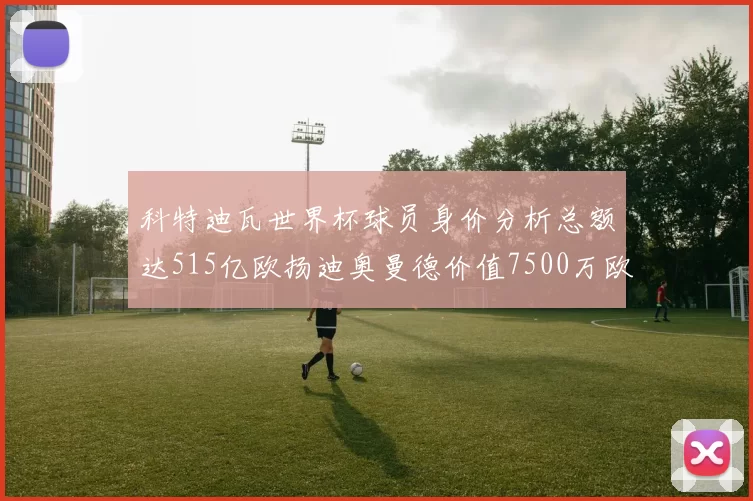 科特迪瓦世界杯球员身价分析总额达515亿欧扬迪奥曼德价值7500万欧